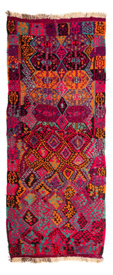 Runner Kelim Rug - Old - 310 x 137 cm - multicolored
