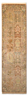 Kashmir Silk Rug 75x270cm - Oriental Rug - Runner / Multicolored / 75 x 270 cm Runner