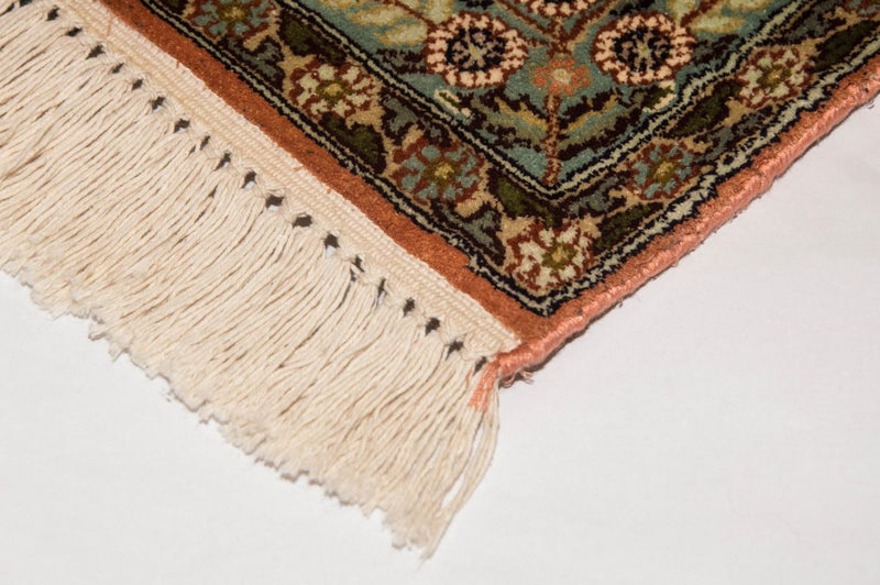 Runner Silk Rug - Kashmir Silk - 270 x 75 cm - multicolored