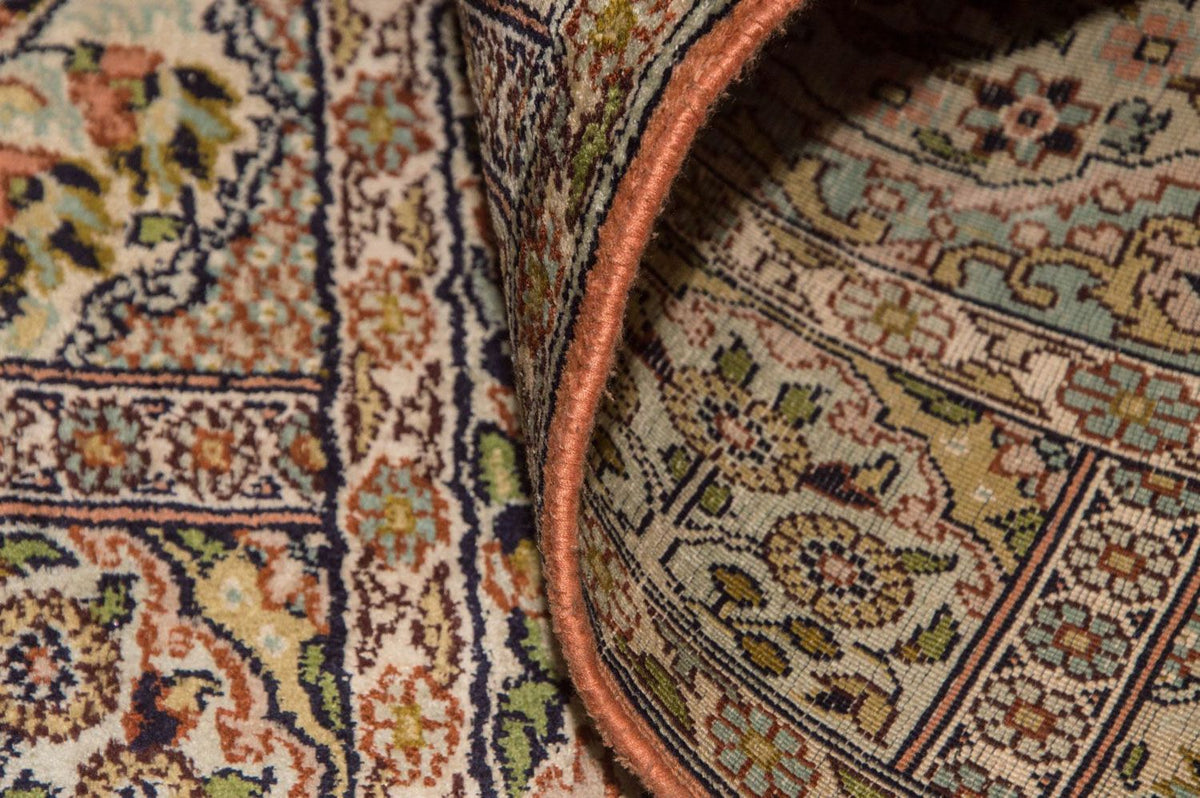 Runner Silk Rug - Kashmir Silk - 270 x 75 cm - multicolored