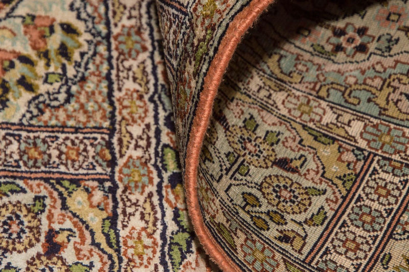 Runner Silk Rug - Kashmir Silk - 270 x 75 cm - multicolored