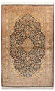 Silk Rug - Kashmir Silk - 153 x 93 cm - dark blue