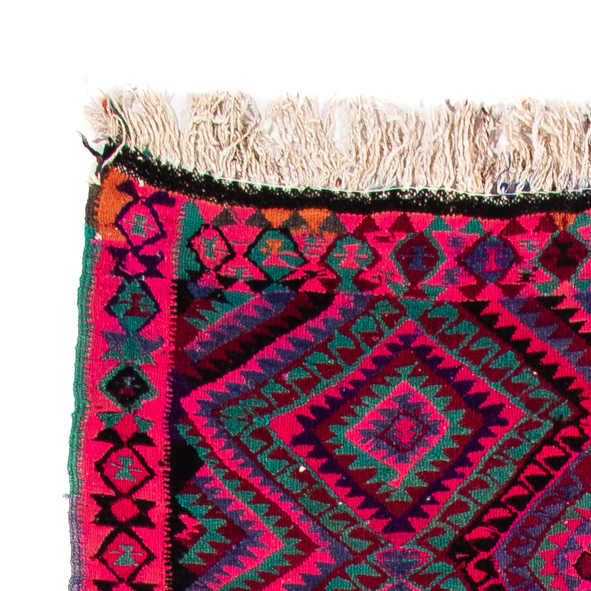 Runner Kelim Rug - Old - 315 x 135 cm - multicolored