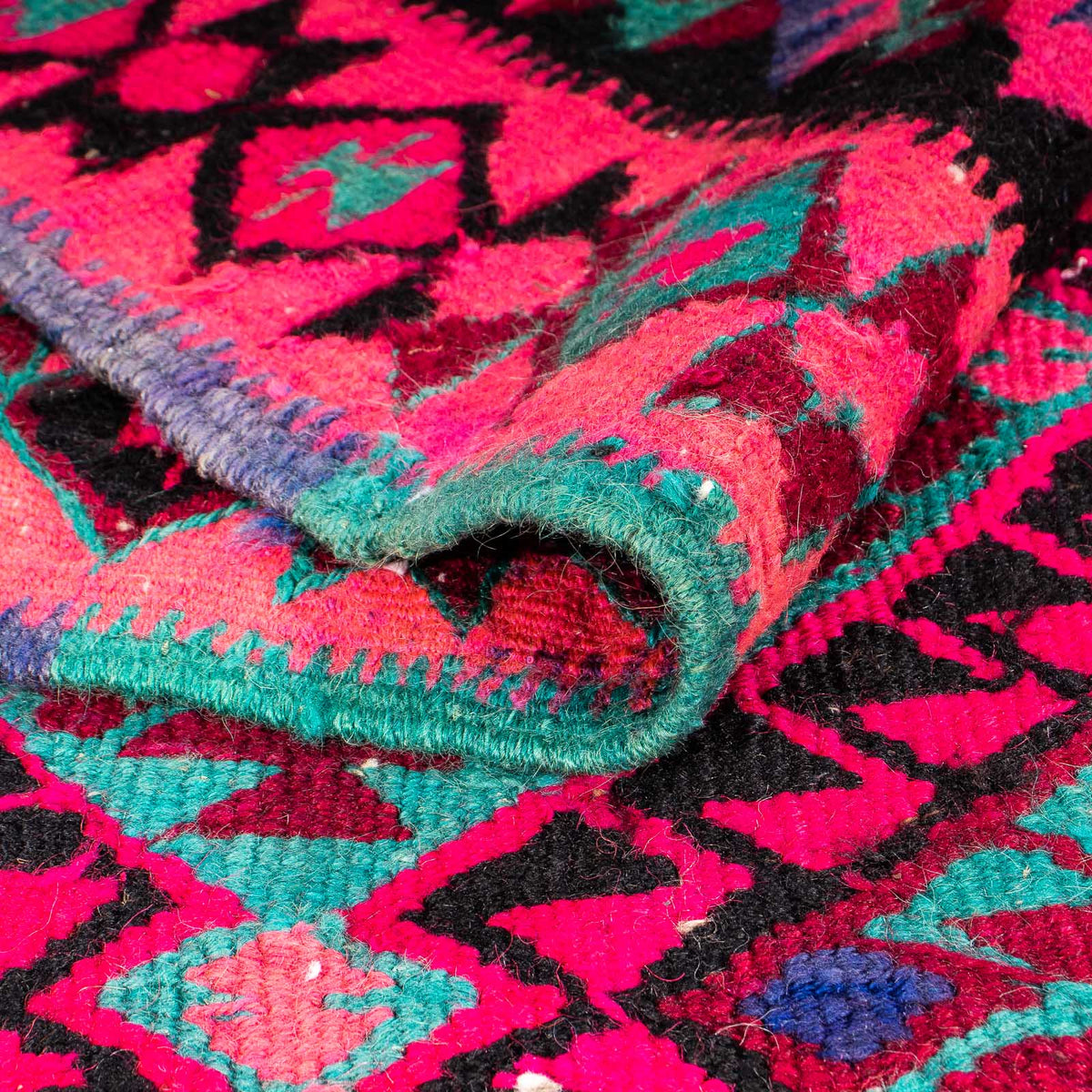 Runner Kelim Rug - Old - 315 x 135 cm - multicolored