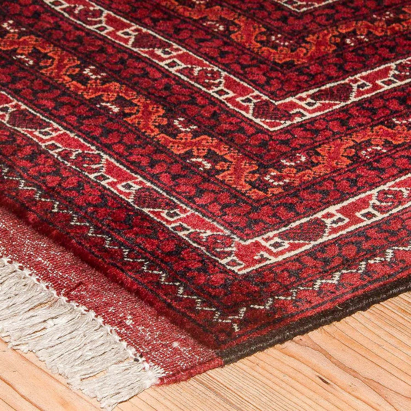 Afghan Rug - Bukhara - 293 x 201 cm - red