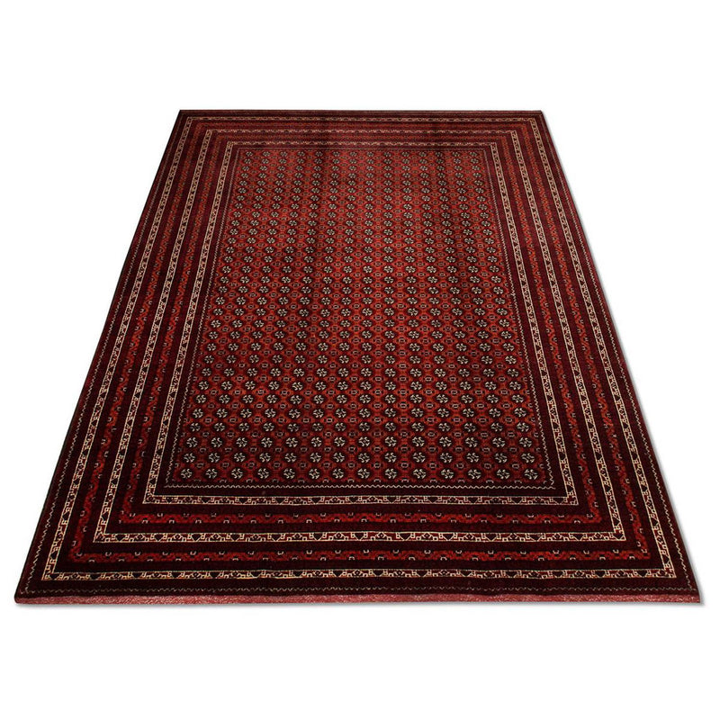 Afghan Rug - Bukhara - 293 x 201 cm - red