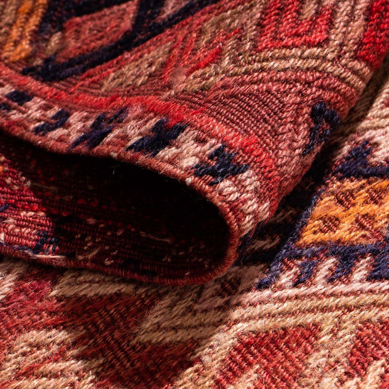 Runner Kelim Rug - Old - 380 x 75 cm - multicolored