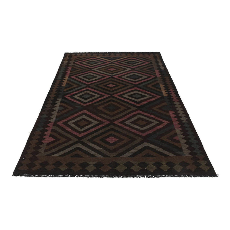Kelim Rug - Splash - 240 x 166 cm - black