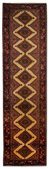 Runner Perser Rug - Nomadic - 286 x 76 cm - brown