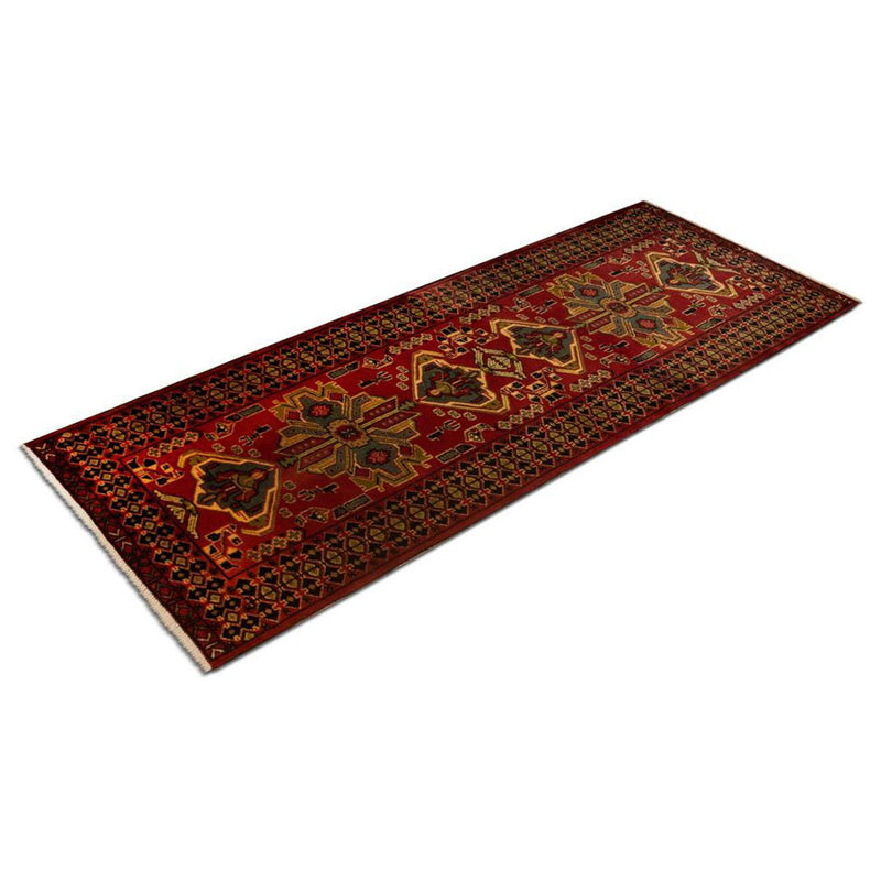 Runner Perser Rug - Nomadic - 200 x 82 cm - red
