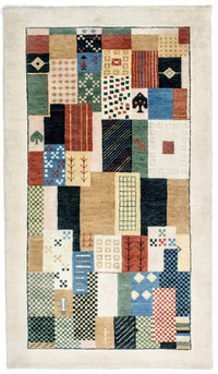 Gabbeh Rug - Loribaft Perser - 165 x 95 cm - colorful