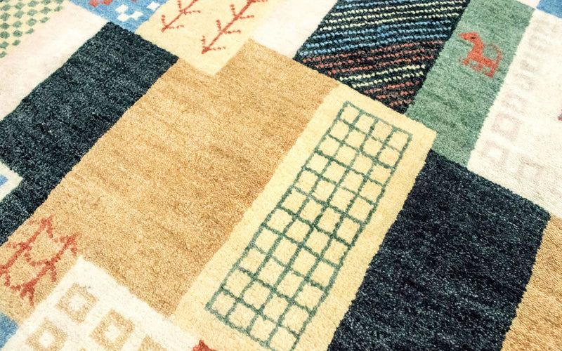 Gabbeh Rug - Loribaft Perser - 165 x 95 cm - colorful