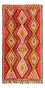 Runner Kelim Rug - Old - 315 x 150 cm - multicolored