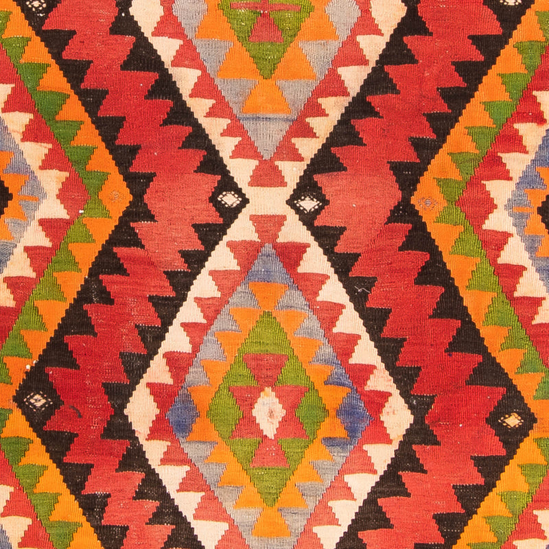 Runner Kelim Rug - Old - 315 x 150 cm - multicolored