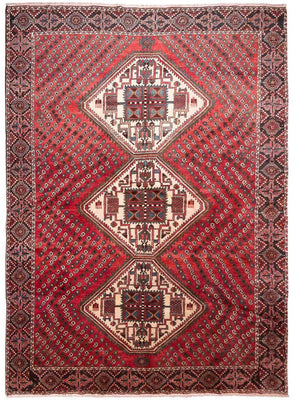 Perser Rug - Nomadic - 256 x 189 cm - red