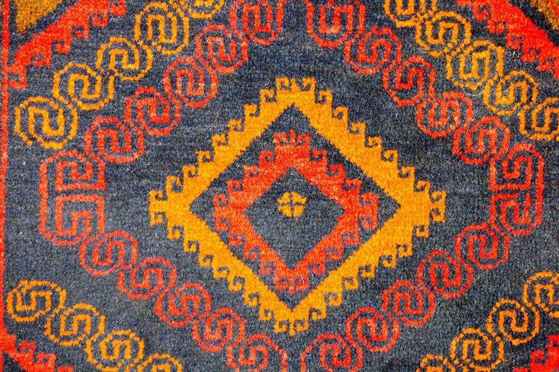 Belutsch Rug - 140 x 79 cm - blue