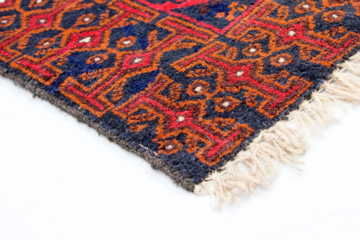 Belutsch Rug - 140 x 79 cm - blue