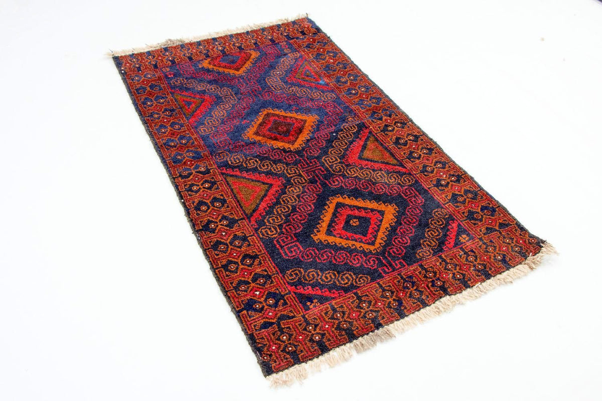 Belutsch Rug - 140 x 79 cm - blue