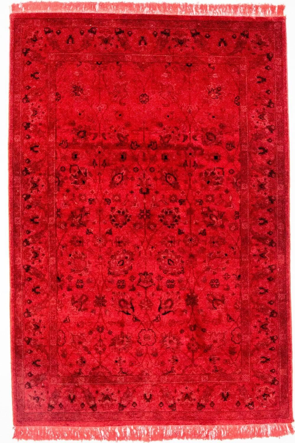 Vintage Rug - 180 x 124 cm - red