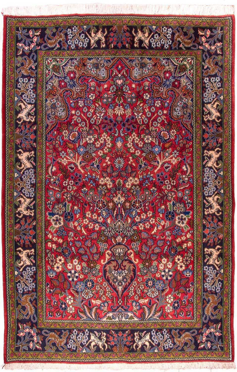 Perser Rug - Ghom - 200 x 140 cm - red