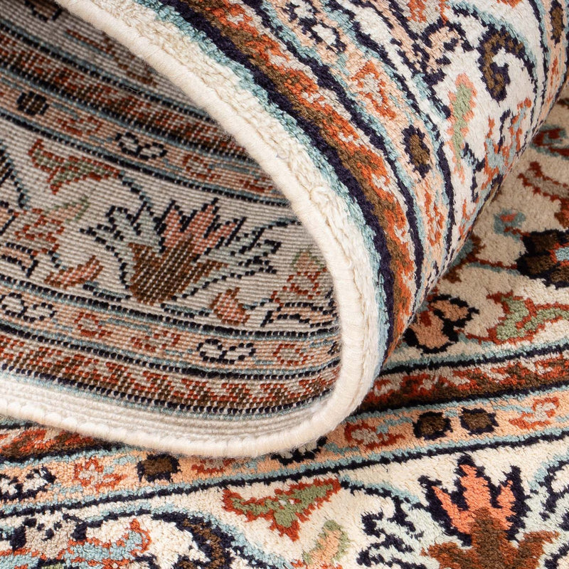 Silk Rug - Kashmir Silk - 125 x 78 cm - cream