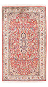 Kashmir Silk Rug 90x162cm - Oriental Rug - Rectangle / Red / 90 x 162 cm Rectangle