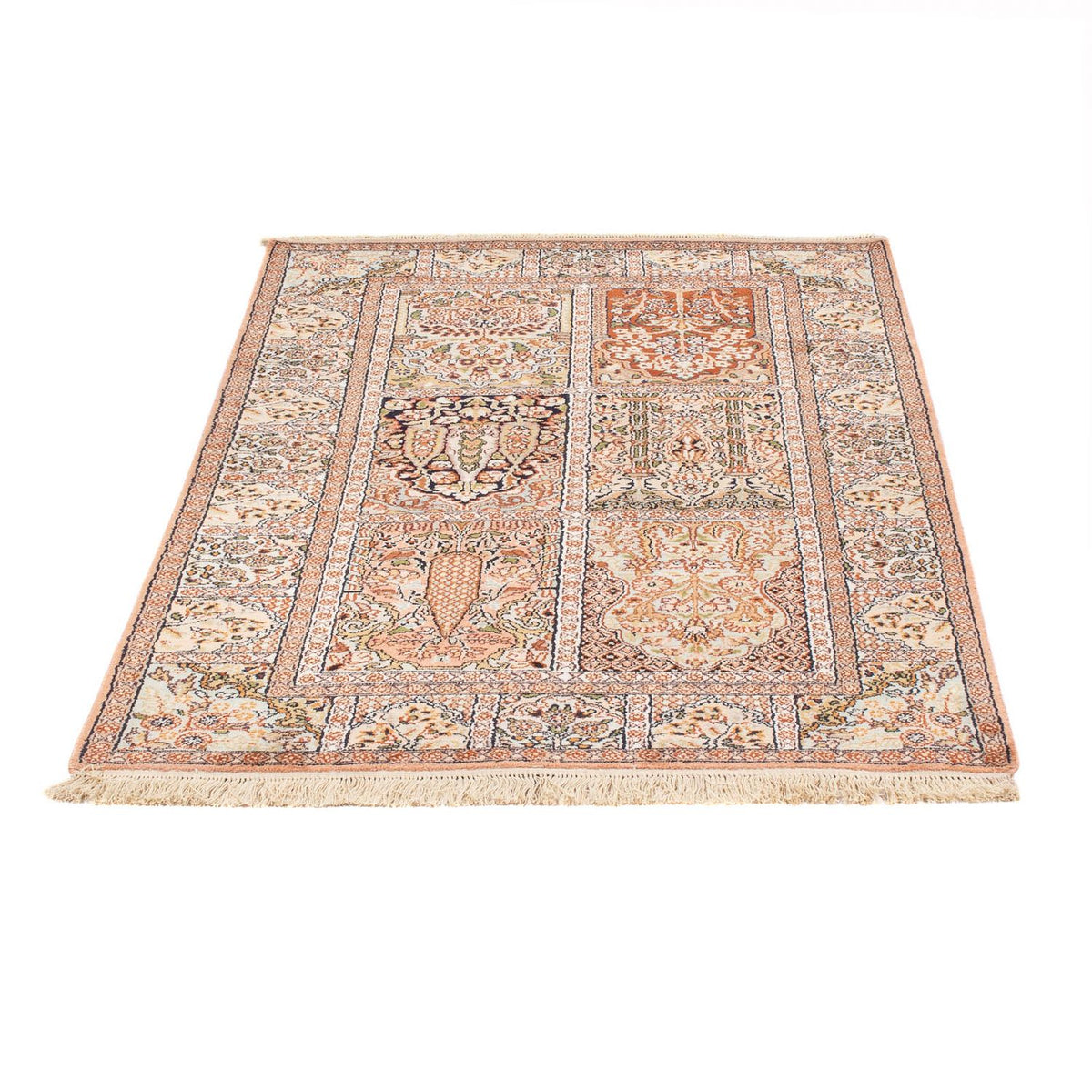 Silk Rug - Kashmir Silk - 148 x 92 cm - multicolored