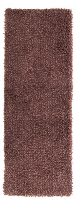 Runner High-Pile Rug - 201 x 69 cm - brown