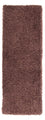 Runner High-Pile Rug - 201 x 69 cm - brown
