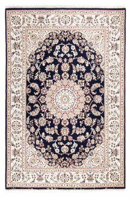 Oriental Rug - Nain - Indus - 196 x 134 cm - dark blue