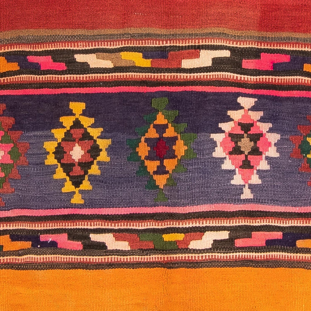 Kelim Rug - Old - 190 x 130 cm - multicolored