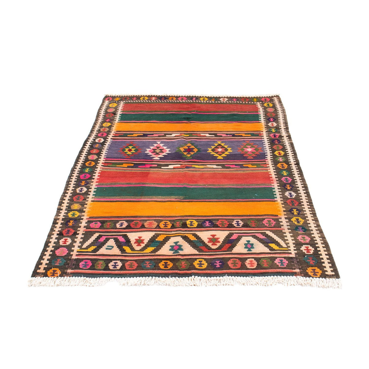 Kelim Rug - Old - 190 x 130 cm - multicolored