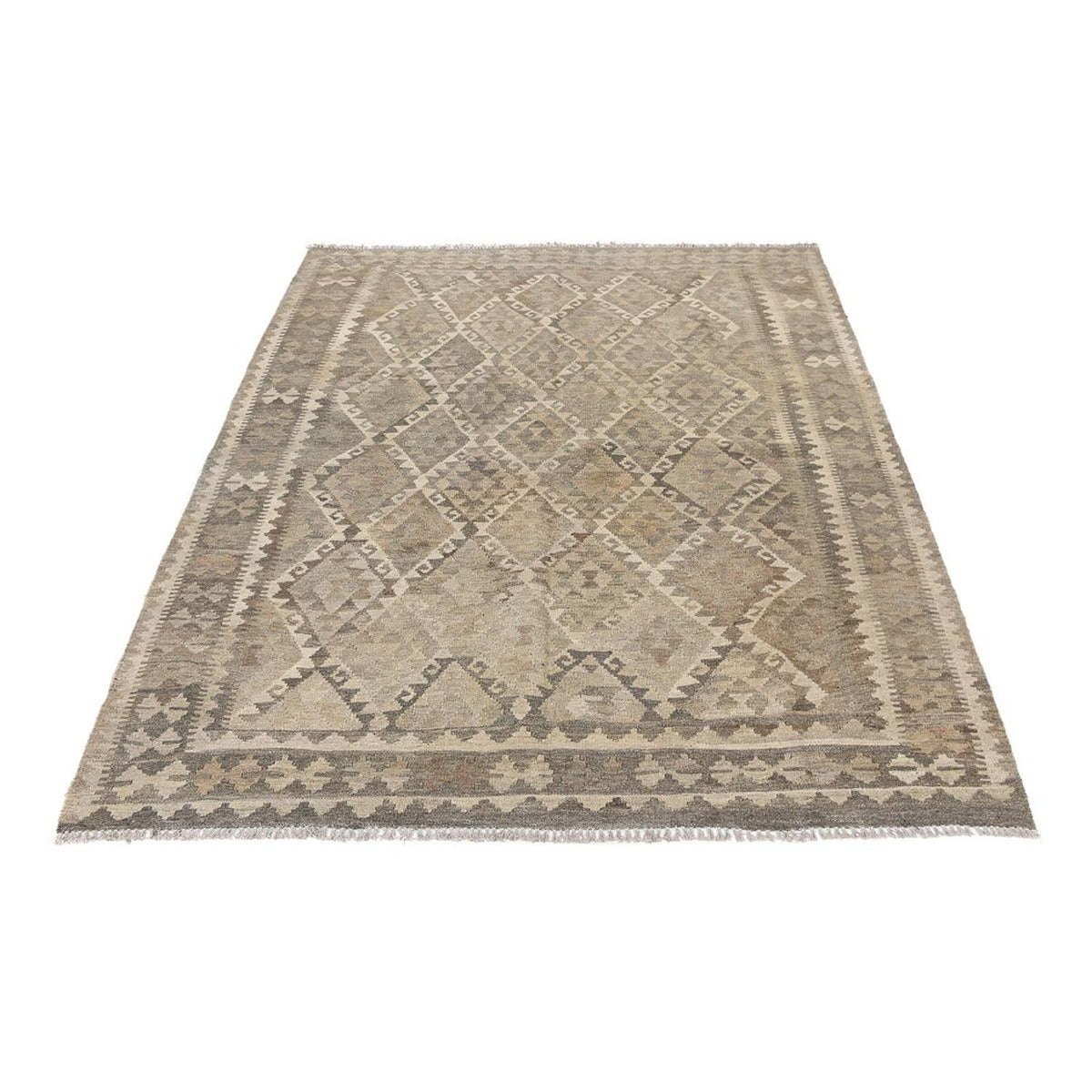 Kelim Rug - Splash - 196 x 162 cm - multicolored