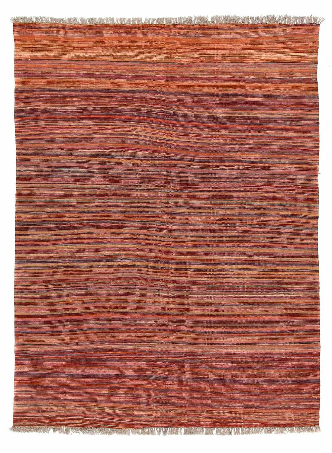 Kelim Rug - Splash - 198 x 140 cm - multicolored