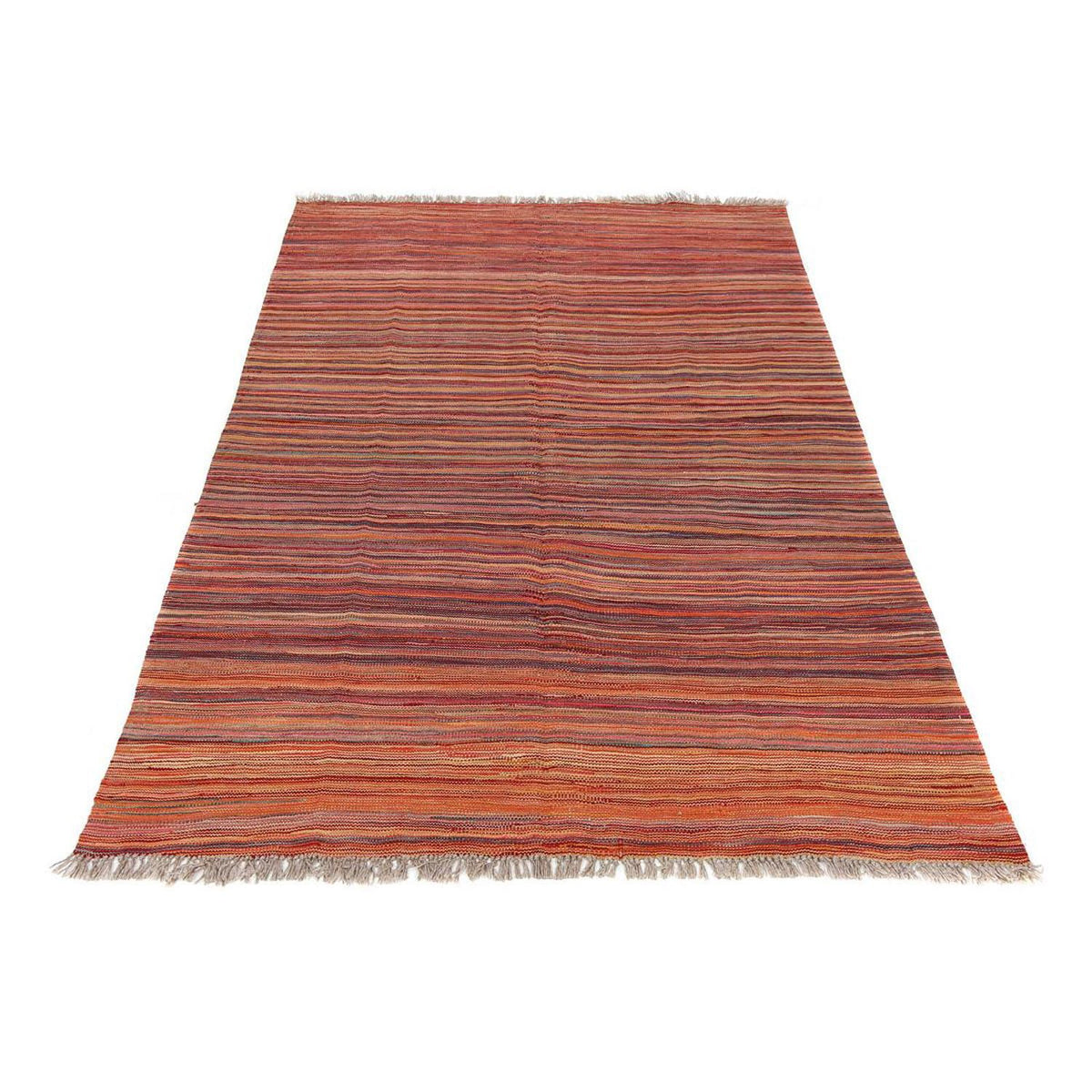Kelim Rug - Splash - 198 x 140 cm - multicolored