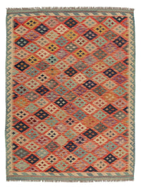 Kelim Rug - Splash - 197 x 148 cm - multicolored