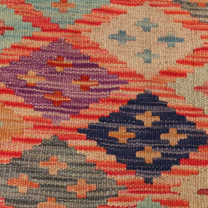 Kelim Rug - Splash - 197 x 148 cm - multicolored