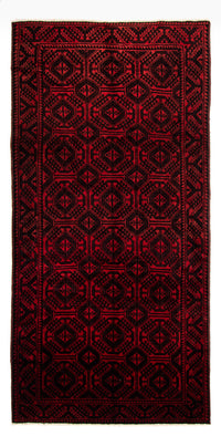 Perser Rug - Nomadic - 335 x 167 cm - red
