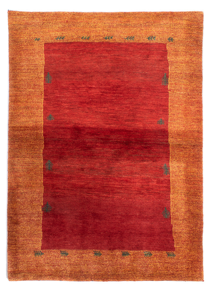 Gabbeh Rug - Loribaft Perser - 198 x 145 cm - red