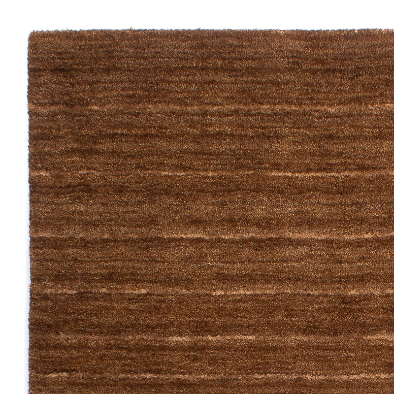 Wool Rug - 194 x 135 cm - brown