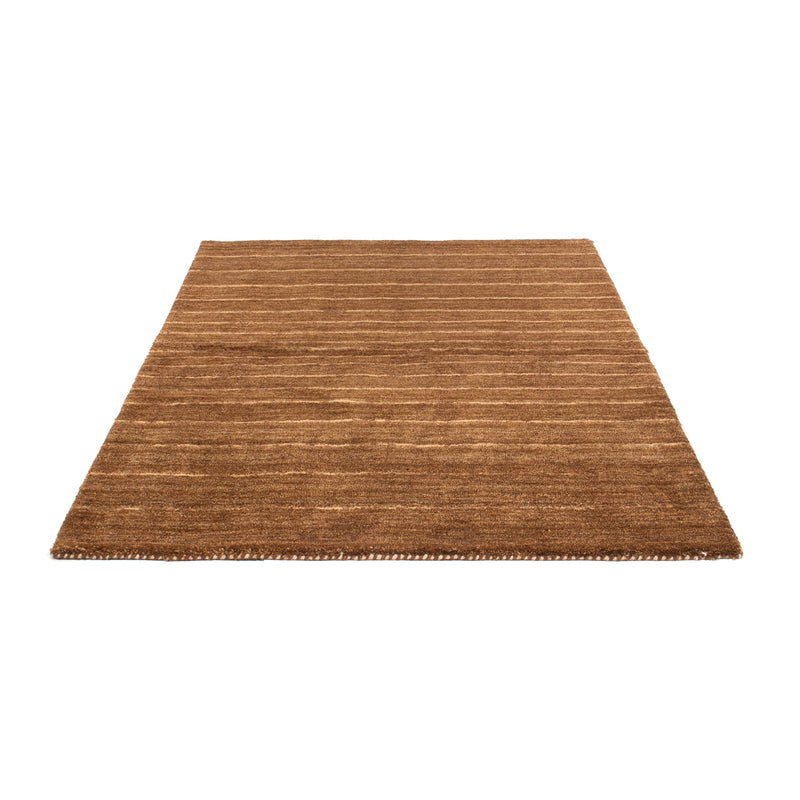 Wool Rug - 194 x 135 cm - brown