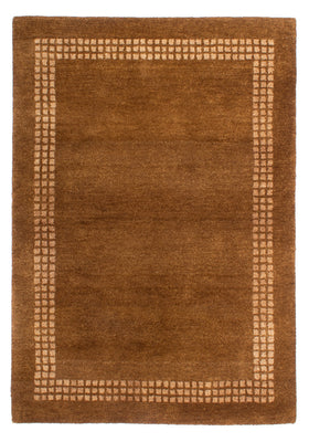 Wool Rug - 193 x 135 cm - brown