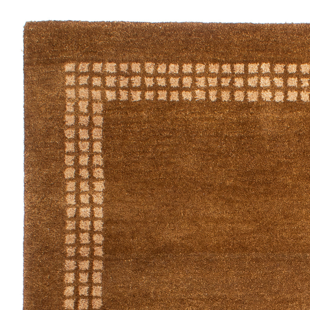 Wool Rug - 193 x 135 cm - brown