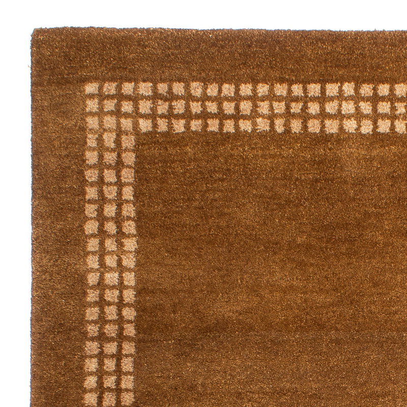 Wool Rug - 193 x 135 cm - brown