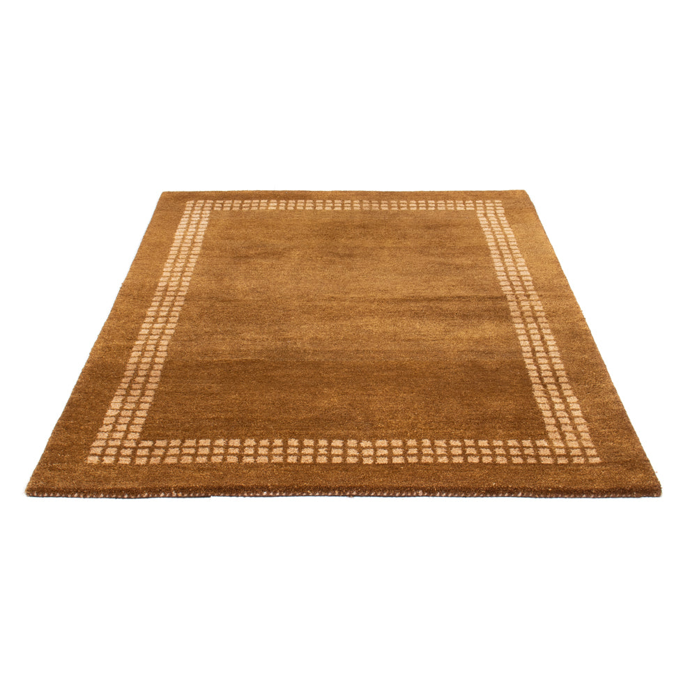 Wool Rug - 193 x 135 cm - brown