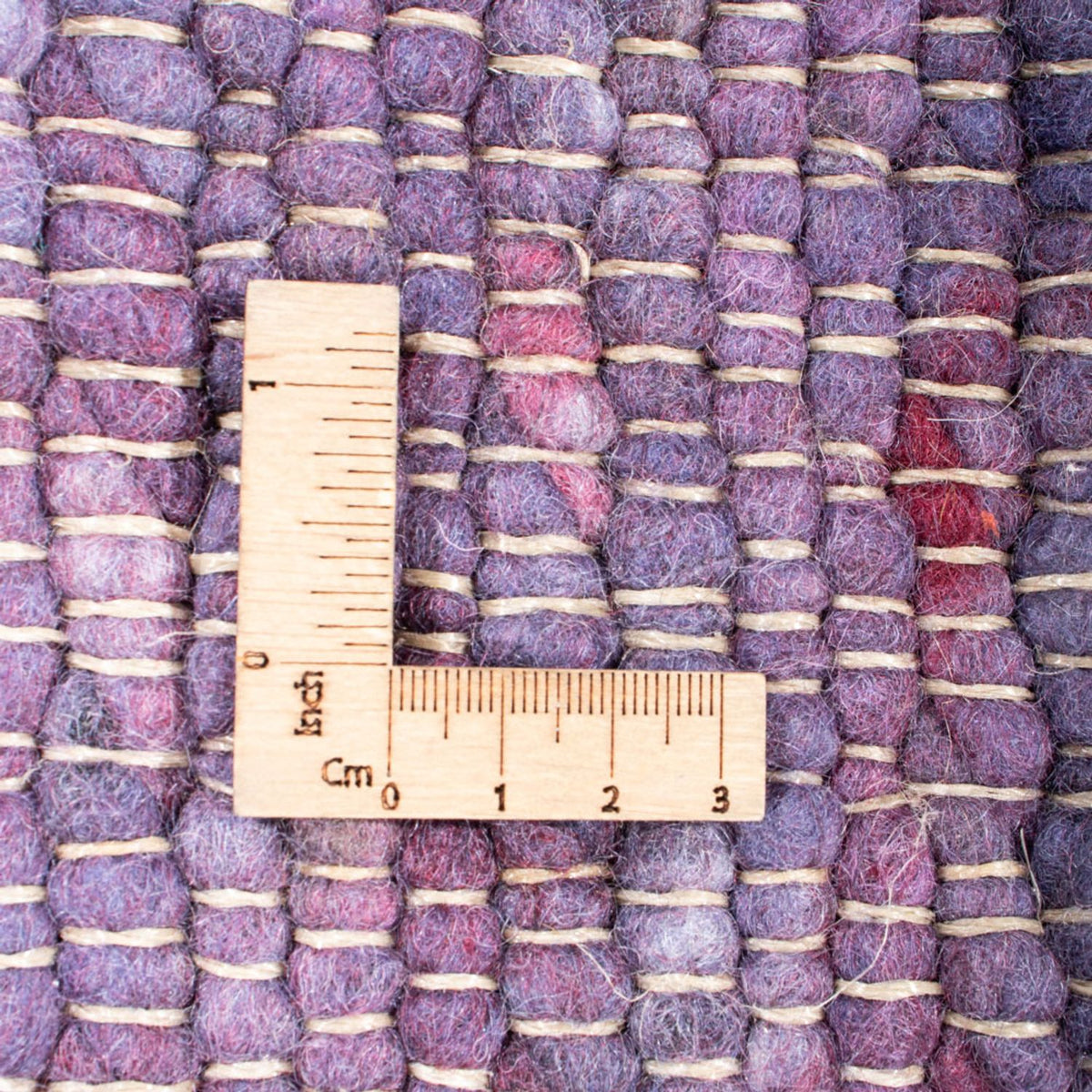High-Pile Rug - 240 x 170 cm - purple
