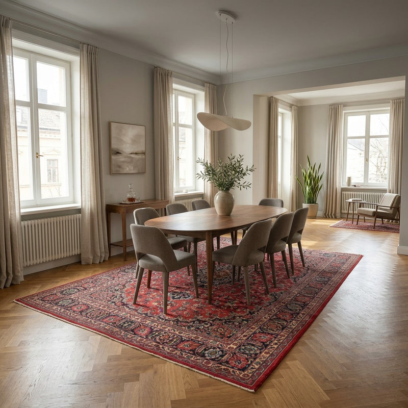 Mashhad Rug 338x241cm - Persian Rugs