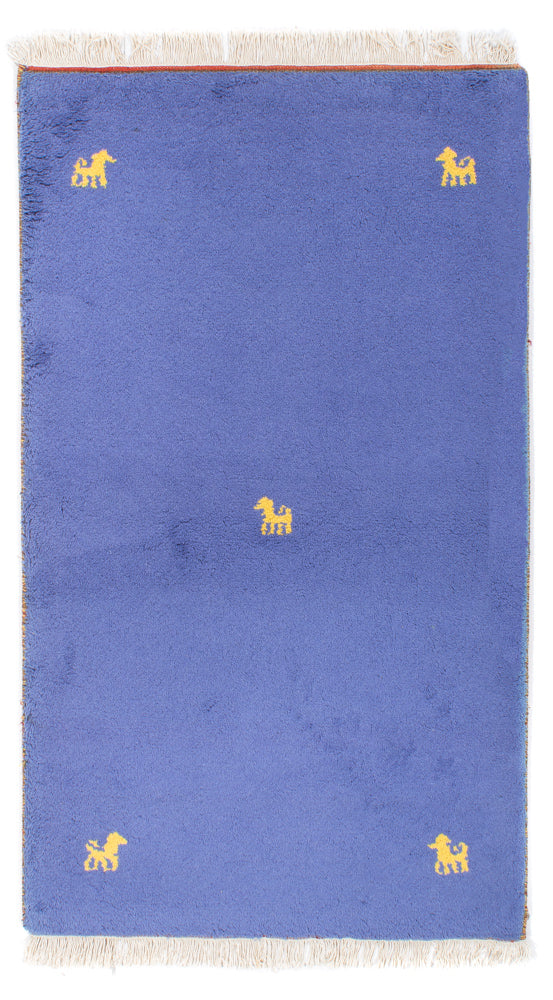 Gabbeh Rug - Indus - 160 x 94 cm - blue