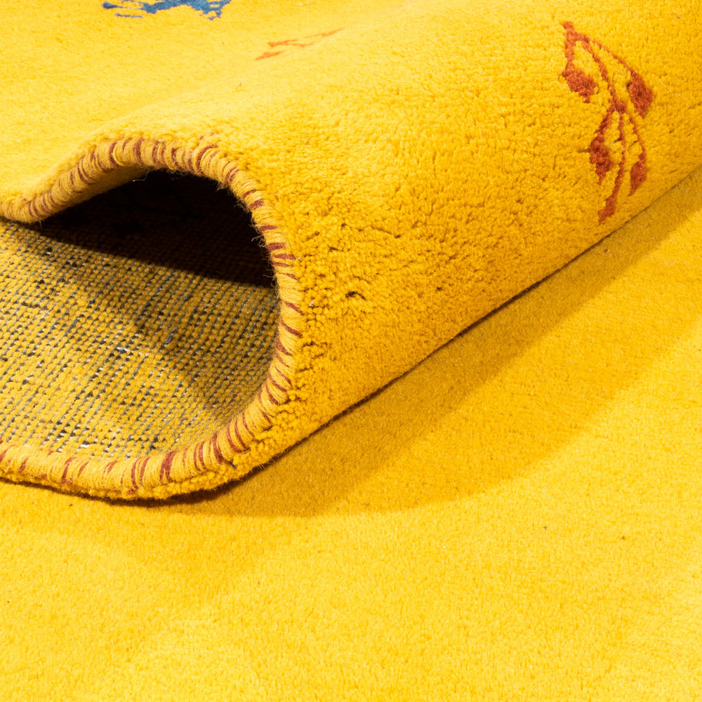 Gabbeh Rug - Indus - 386 x 304 cm - yellow