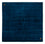 Gabbeh Rug - Indus square  - 261 x 246 cm - dark blue